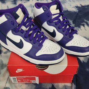 Nike Dunk High Purple Grade School Size 4
